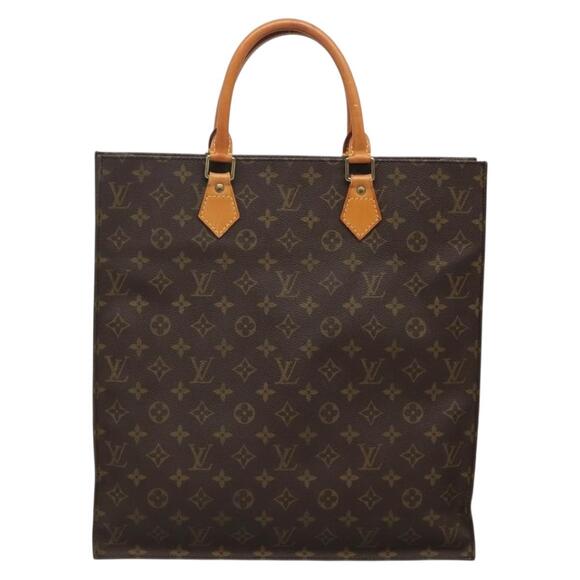 LOUIS VUITTON Monogram Sac Plat Hand Bag M51140 - Picture 3 of 16